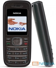 Стильный Nokia 1208 отображающий 65 тыс. цветов
